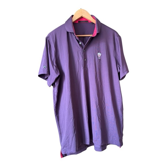 Greyson Golf Polo Shirt Men’s Size L Purple 1862 - Picture 4 of 8